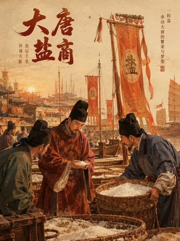 红苹果短剧《盐商之路》在线观看 红苹果短剧《盐商之路》富甲一方题材短剧封面