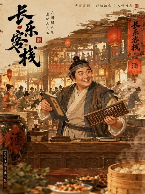 红苹果短剧《掌柜很忙》掌柜日常题材短剧封面
