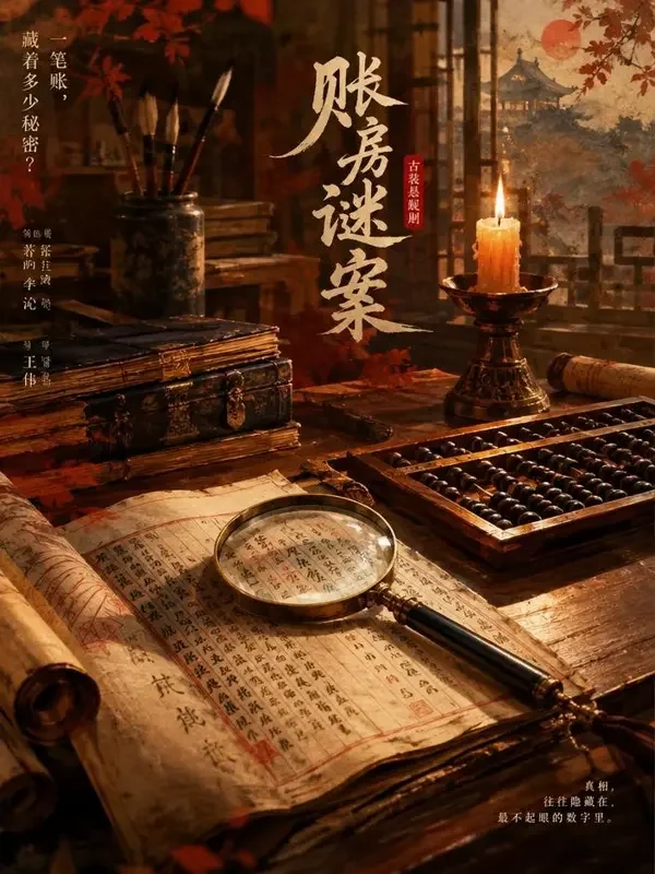 红苹果短剧《账簿玄机》掌柜日常题材短剧封面